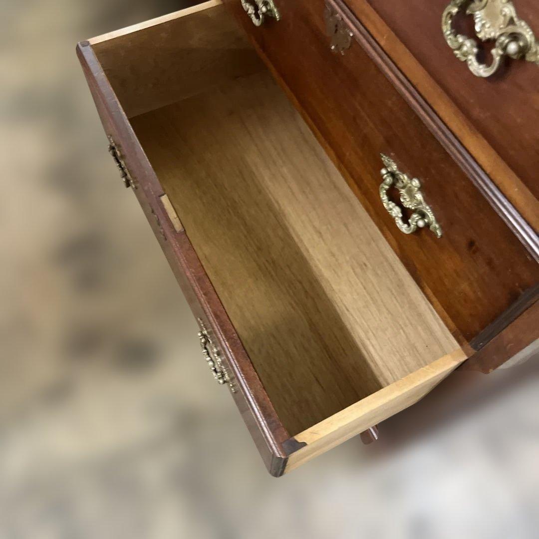 【ヴィンテージ】ミラーキャビネット◆5段収納◇マイナスビス留め◆程度良好