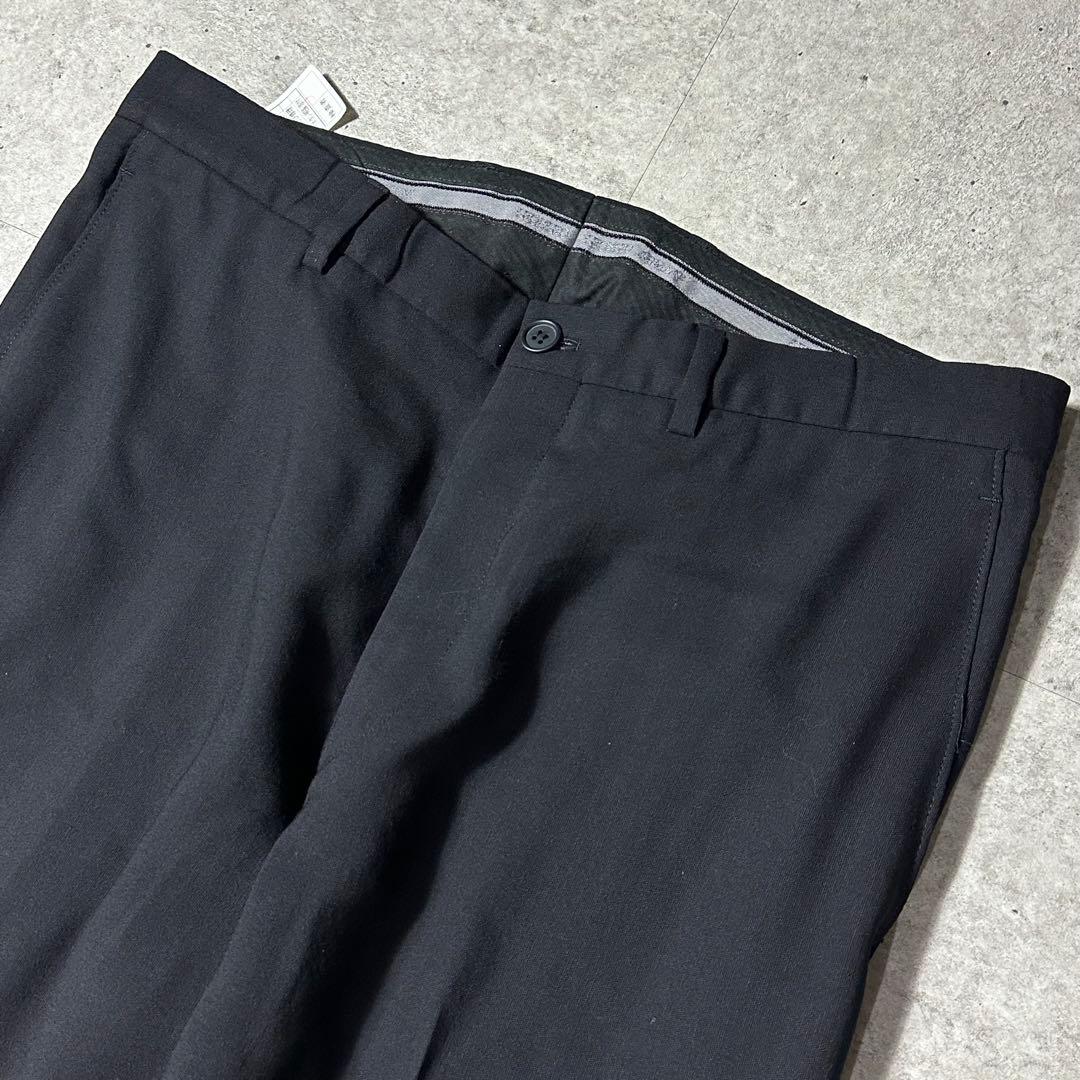 Giorgio Armani 100%ウール スラックス 黒