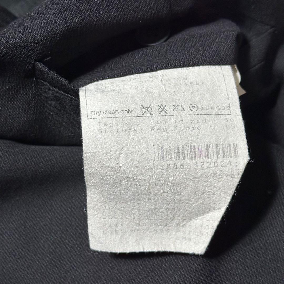 Giorgio Armani 100%ウール スラックス 黒