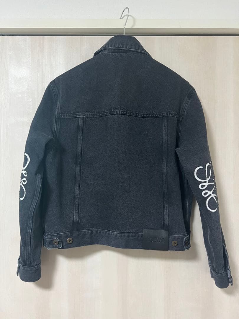 LOEWE ロエベ アナグラム デニムジャケット ブラック サイズ44