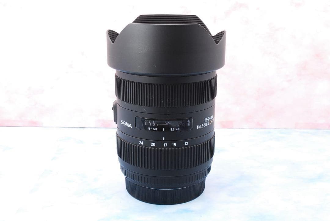 広角レンズ☆シグマ 12-24mm F4.5-5.6 Ⅱ DG HSM☆美品