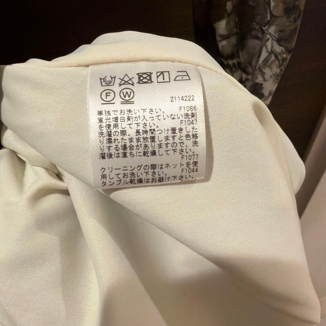 AMERI VINTAGE 紐べルト付 花柄ワンピース オケージョンドレス