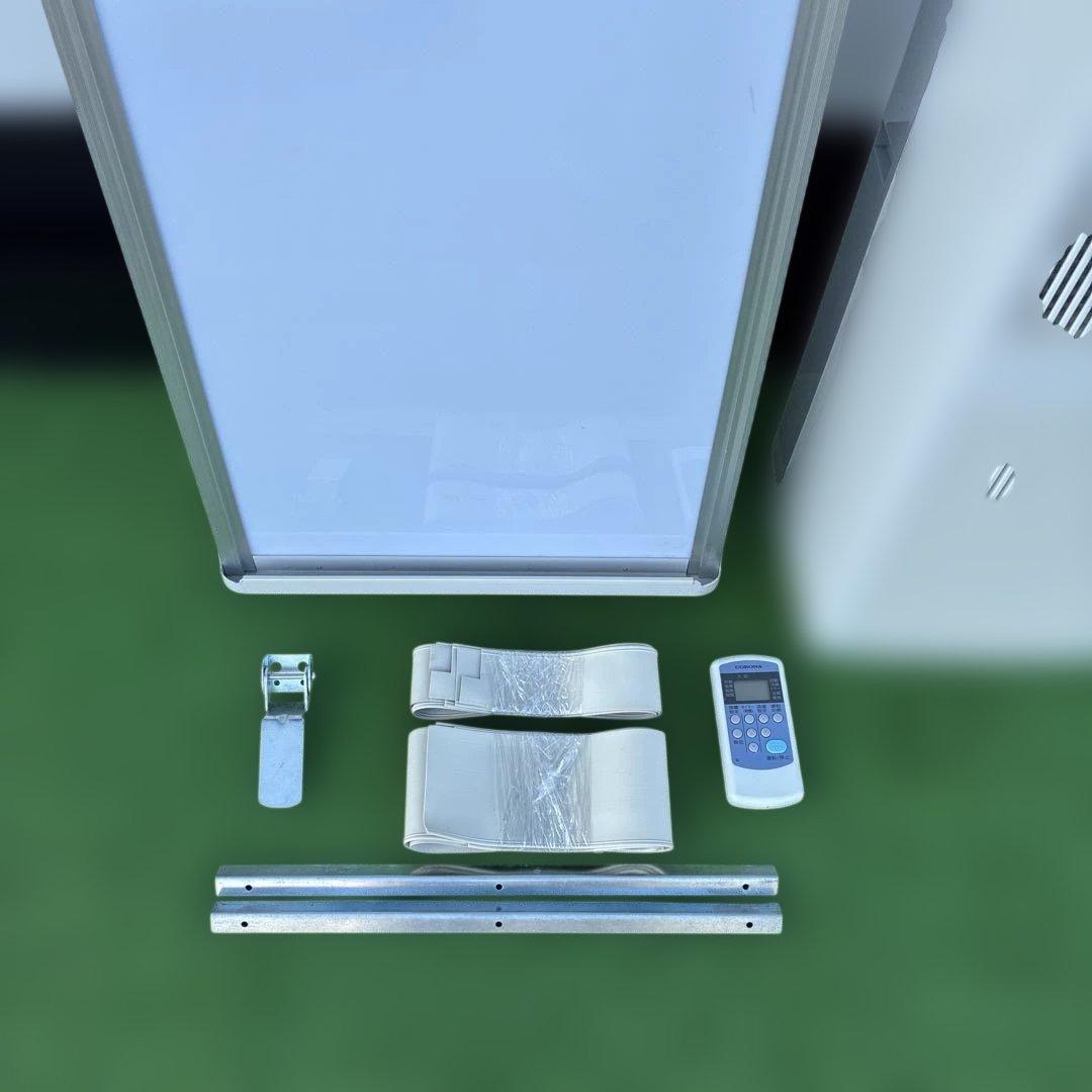 コロナ冷暖房窓用エアコン CWH-A1822 2022年製ベランダ窓用延長枠付き