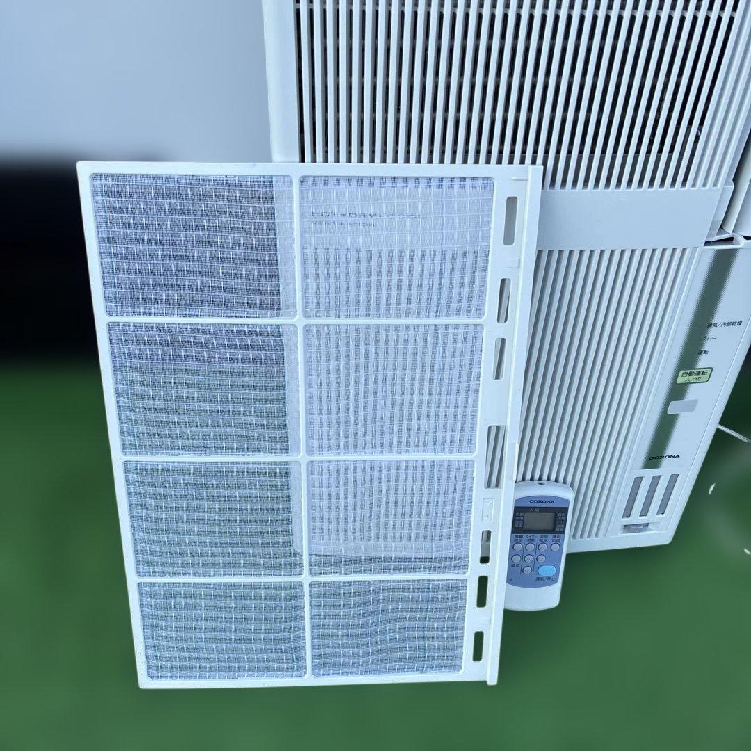 コロナ冷暖房窓用エアコン CWH-A1822 2022年製ベランダ窓用延長枠付き