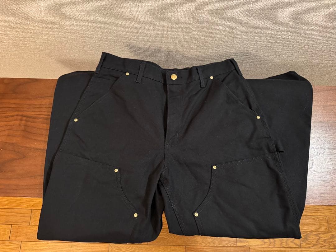 Carhartt B-01 ブラック　ダブルニーパンツ　31*30