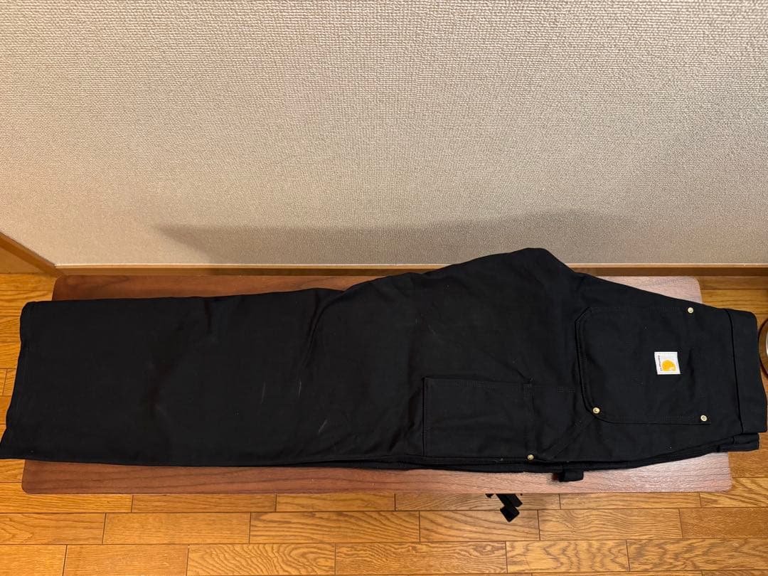 Carhartt B-01 ブラック　ダブルニーパンツ　31*30