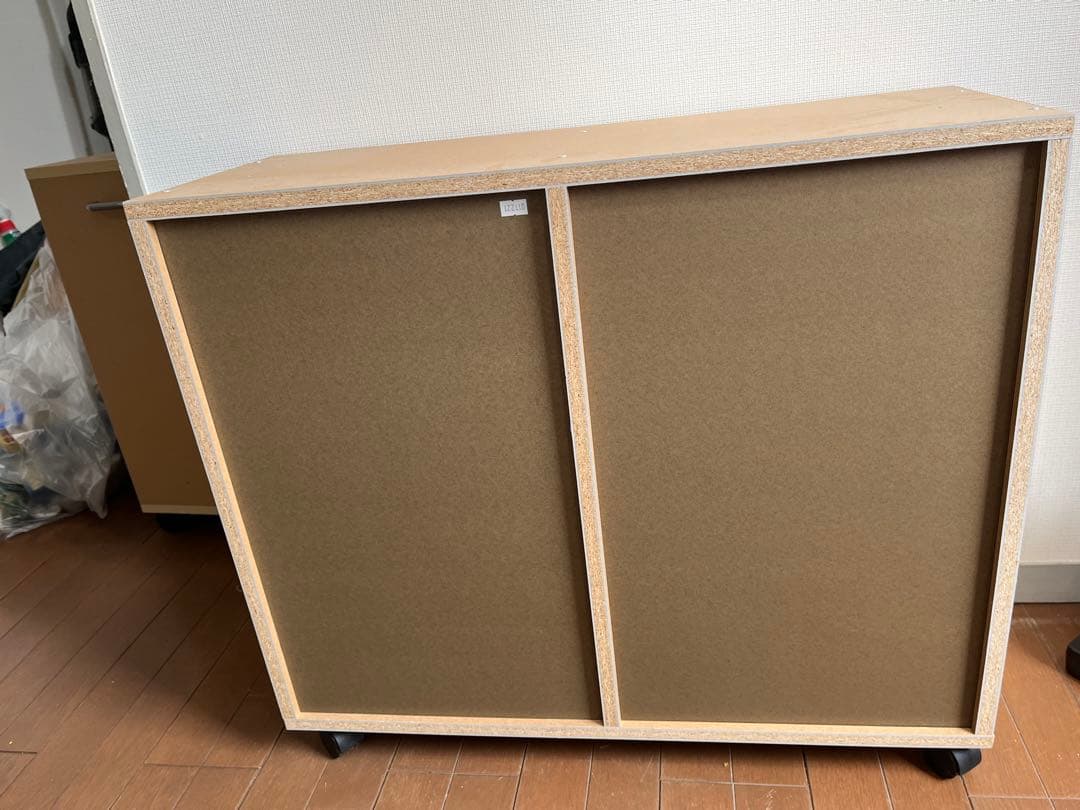 【6/6まで限定】無印良品パルプボードボックス✖️2台　キャスター付　廃盤品