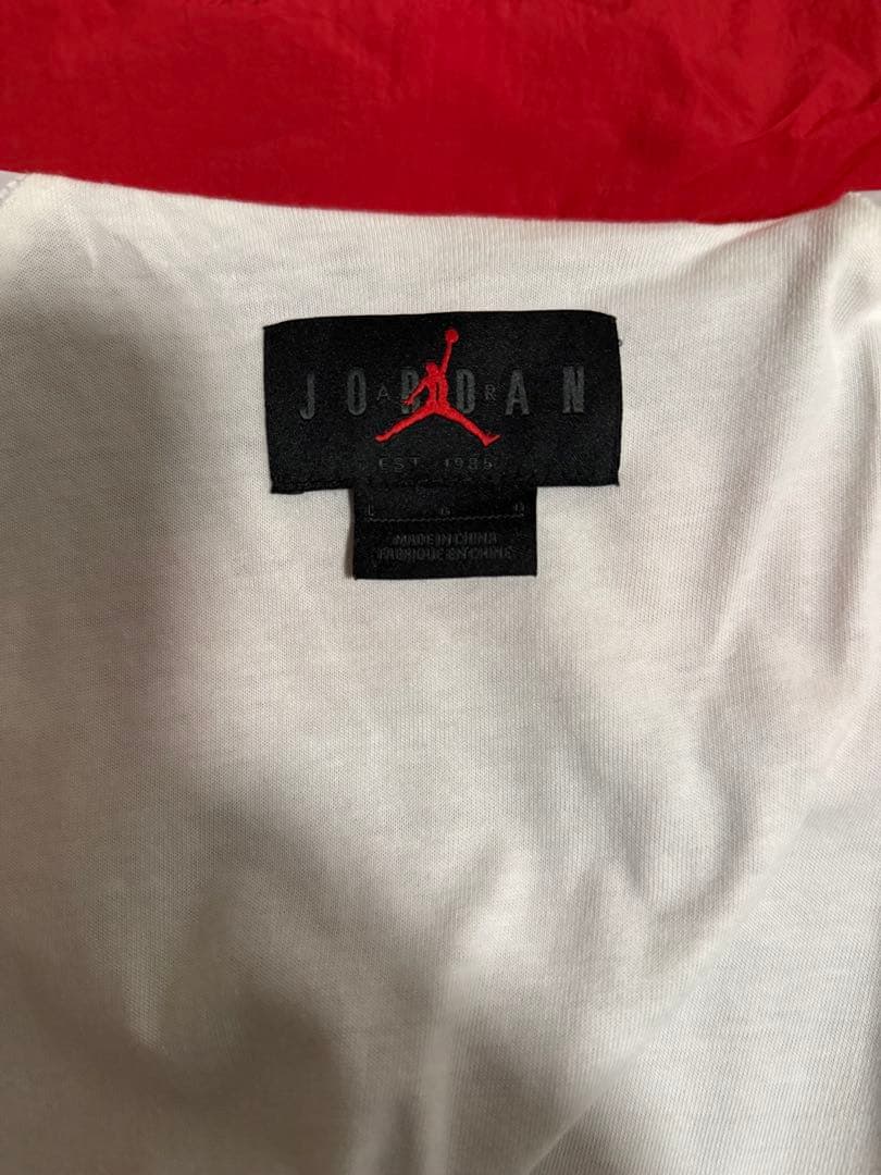 JORDAN トロフィールーム　ナイロンジャケット ネイビー/レッド