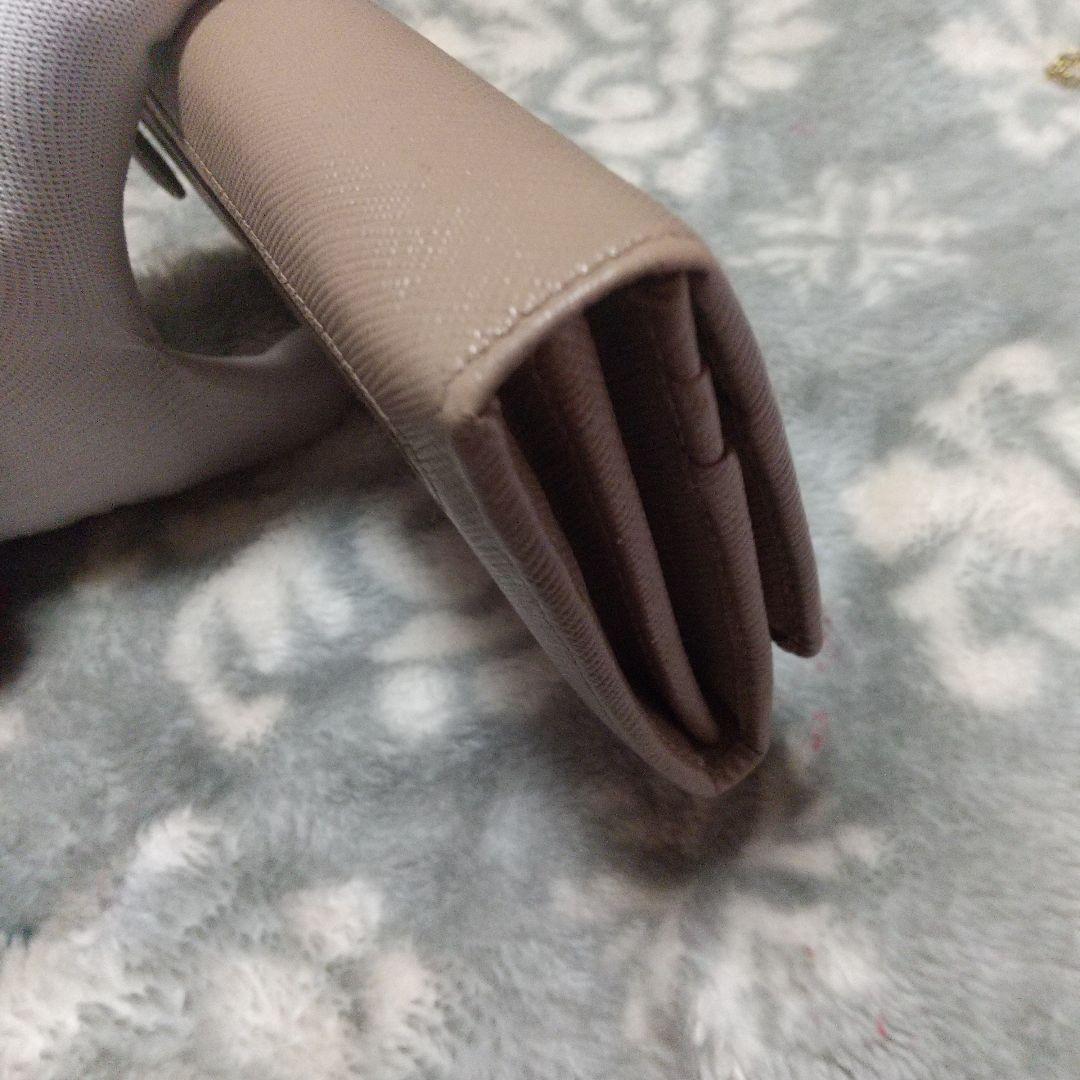 PRADA サフィアーノベージュ 長財布 カードケース付き