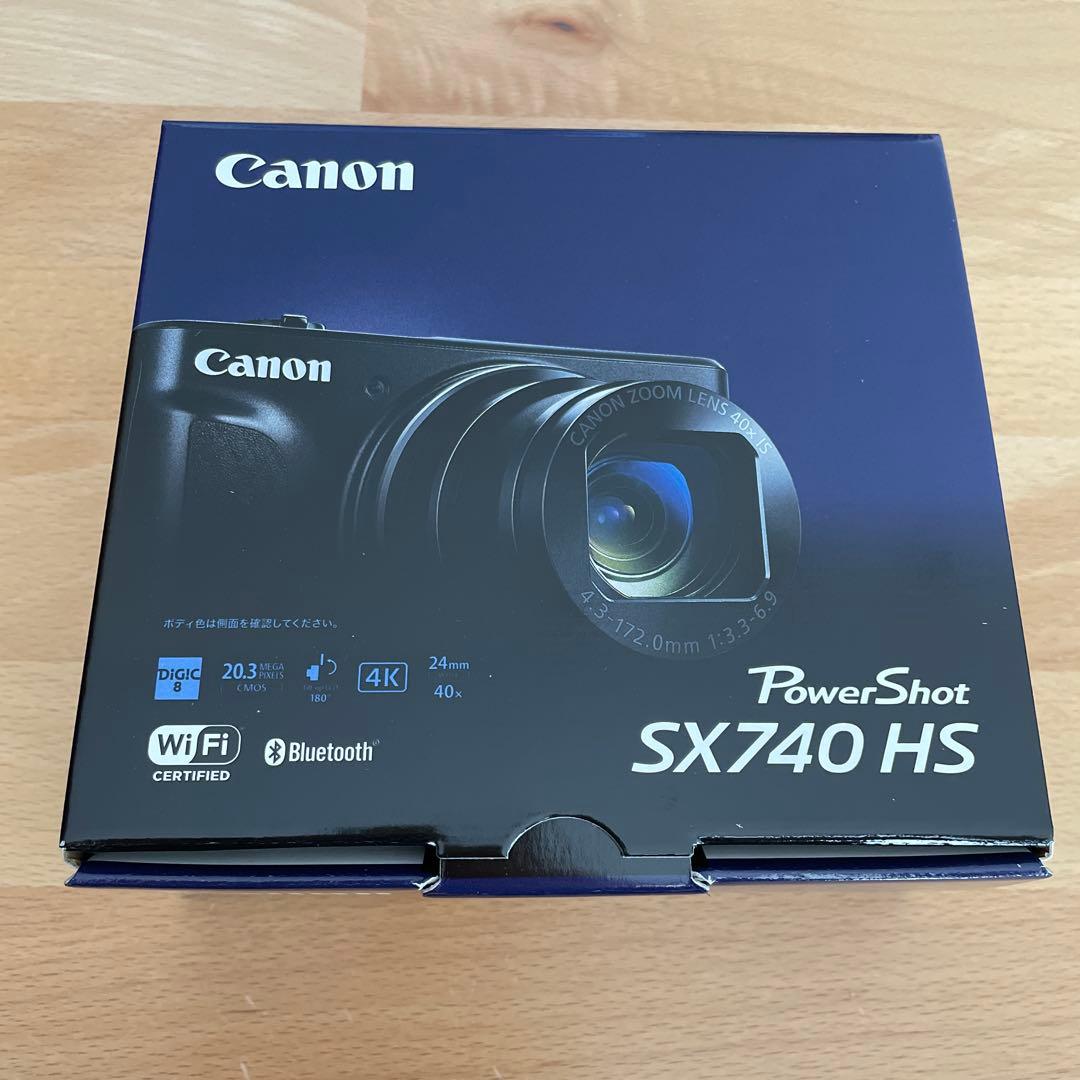 【新品未開封品】 Canon PowerShot SX740 HS ブラック
