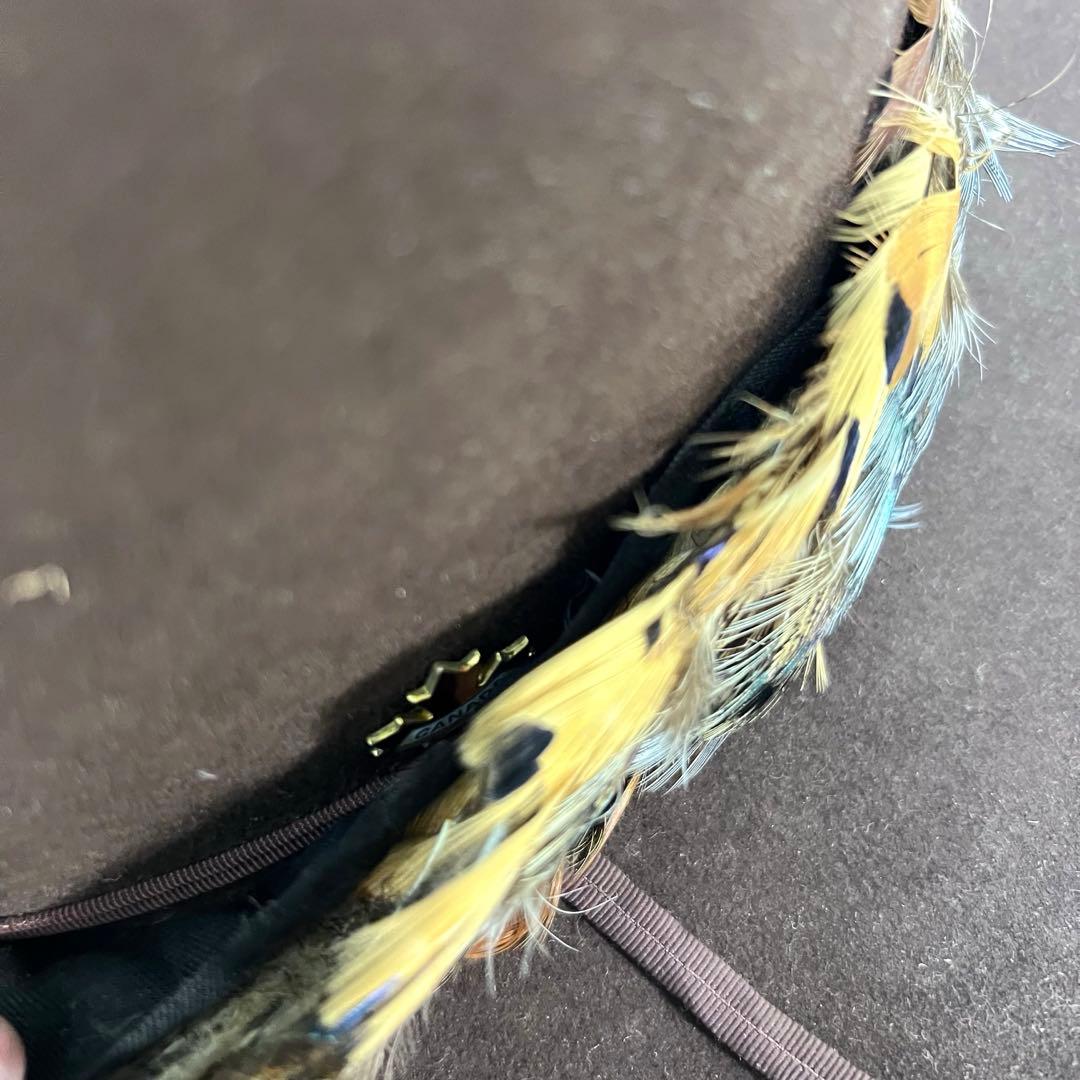 希少　STETSON ハット　6 8/7 ヴィンテージ　はブラウン　中古美品