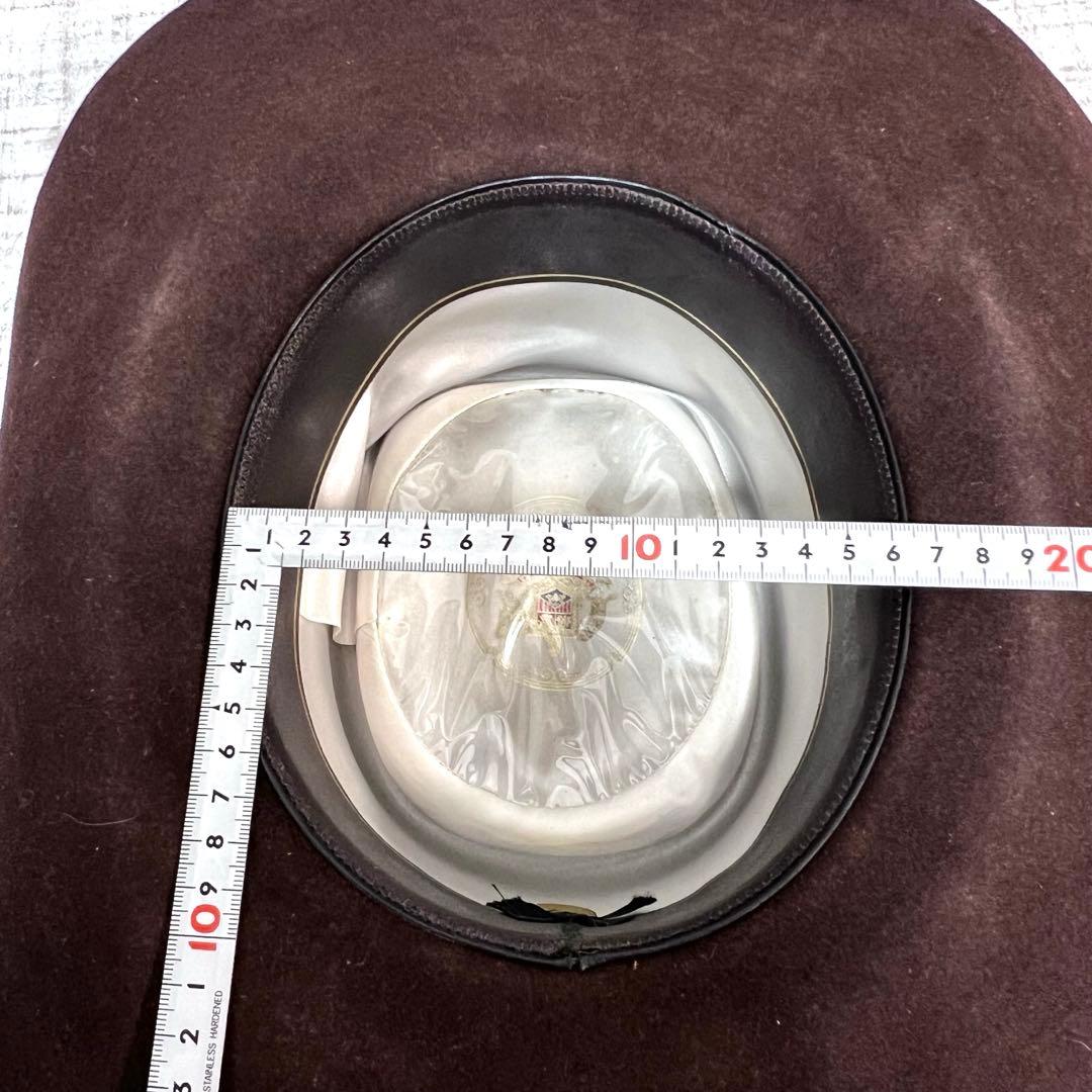 希少　STETSON ハット　6 8/7 ヴィンテージ　はブラウン　中古美品