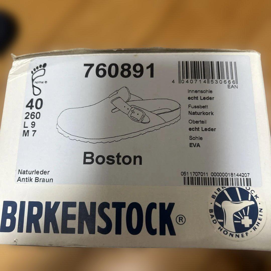 【かおりん】BIRKENSTOCK Boston 40