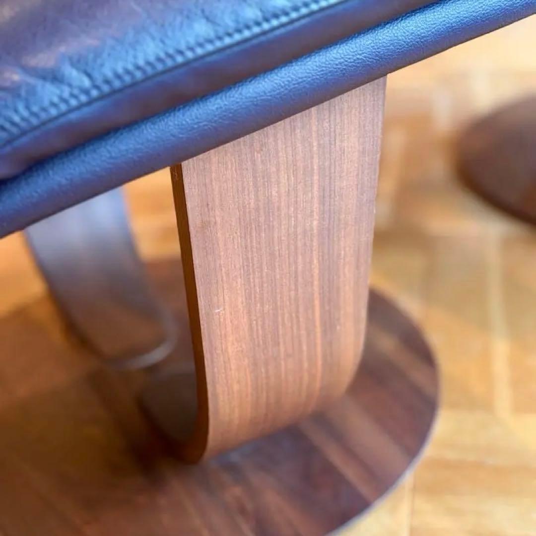 カリモク ザ•ファースト RU72 ブラックベリー 美品 オットマン同時購入のみ