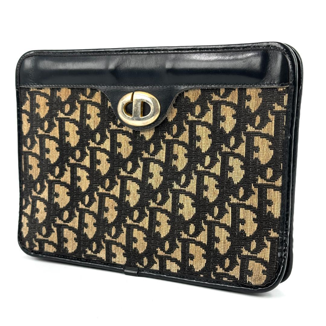 【美品】ChristianDior トロッター クラッチバッグ セカンドバッグ