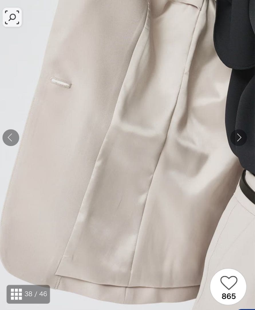 新品未使用❤️タグ付UNTITLED ✨ライトウェイト テーラードジャケット#仕事