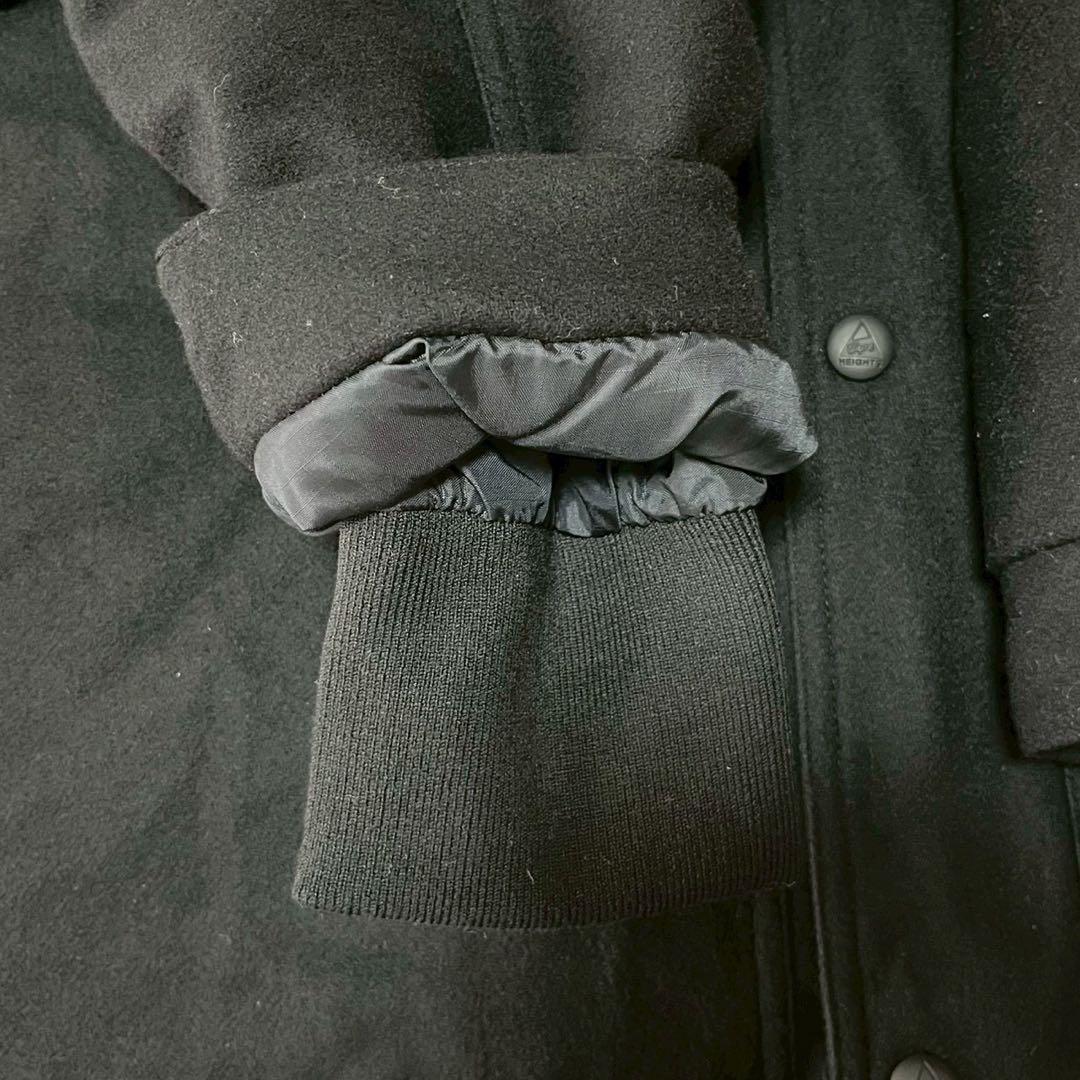 ケープハイツ　ダウンジャケット　ロングコート フェザー　ブラック 【M】