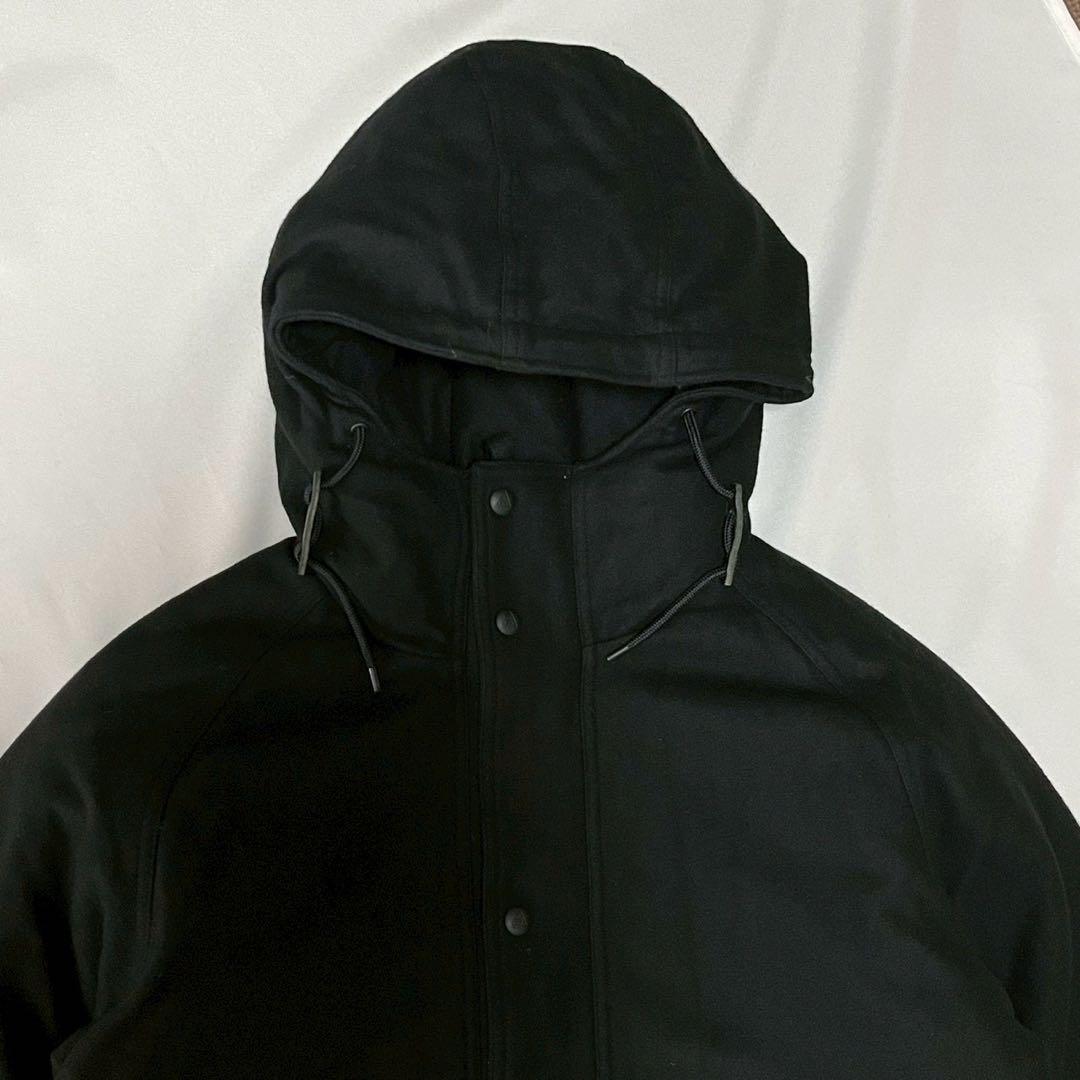 ケープハイツ　ダウンジャケット　ロングコート フェザー　ブラック 【M】