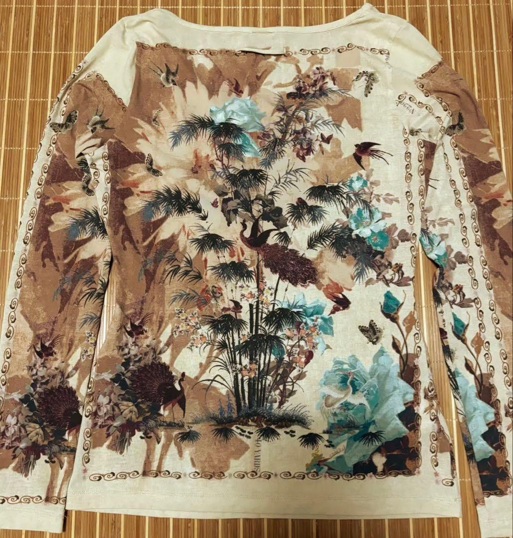 超*。様 美品Jean Paul GAULTIER 楽園柄カットソー 中国絵 絵