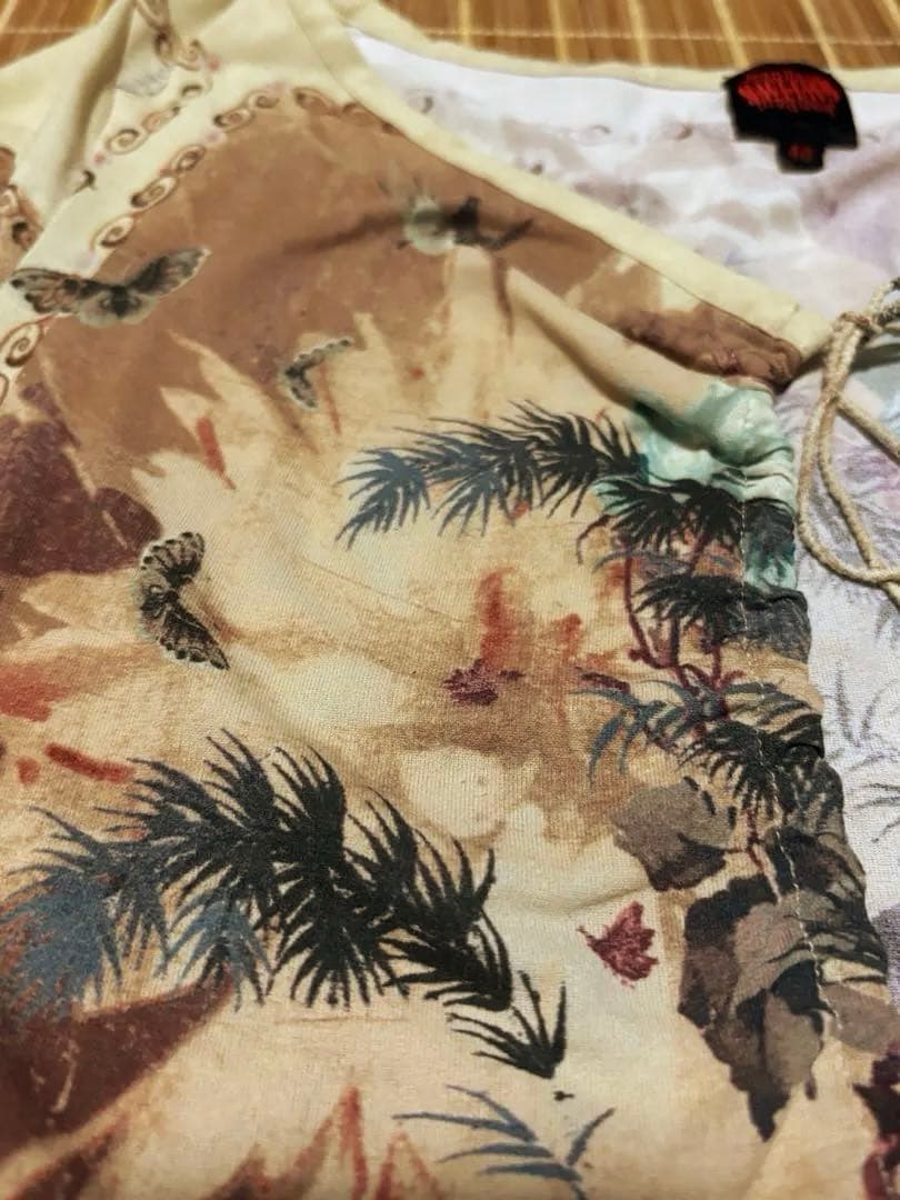 超*。様 美品Jean Paul GAULTIER 楽園柄カットソー 中国絵 絵