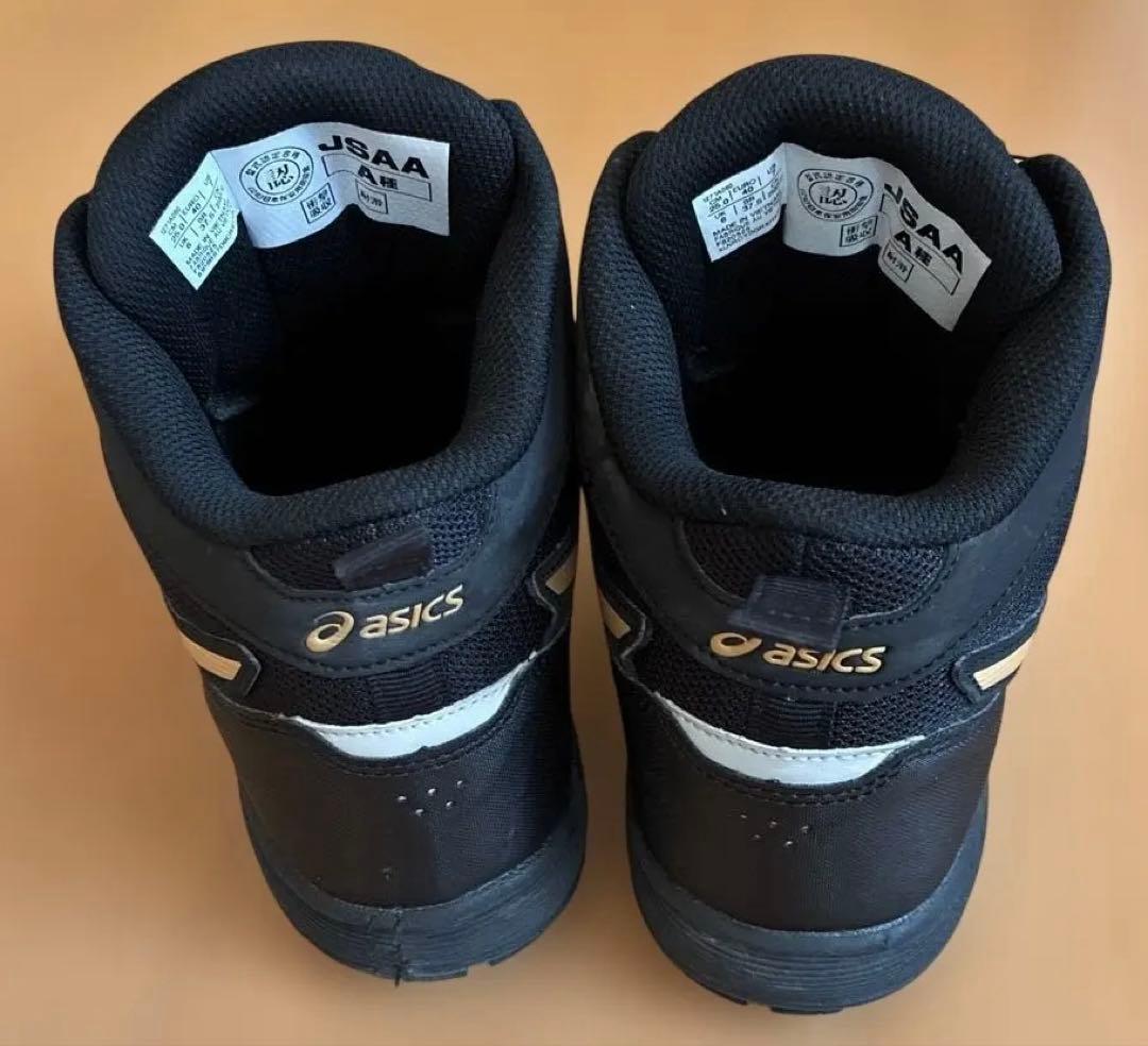 アシックス安全靴ブラックTSBOAシステム限定色WINJOBCP214 25cm