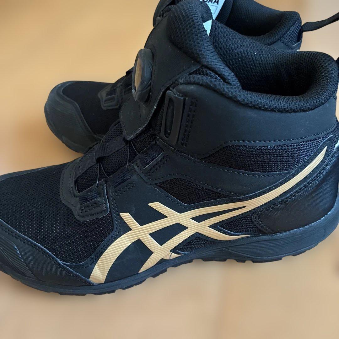 アシックス安全靴ブラックTSBOAシステム限定色WINJOBCP214 25cm