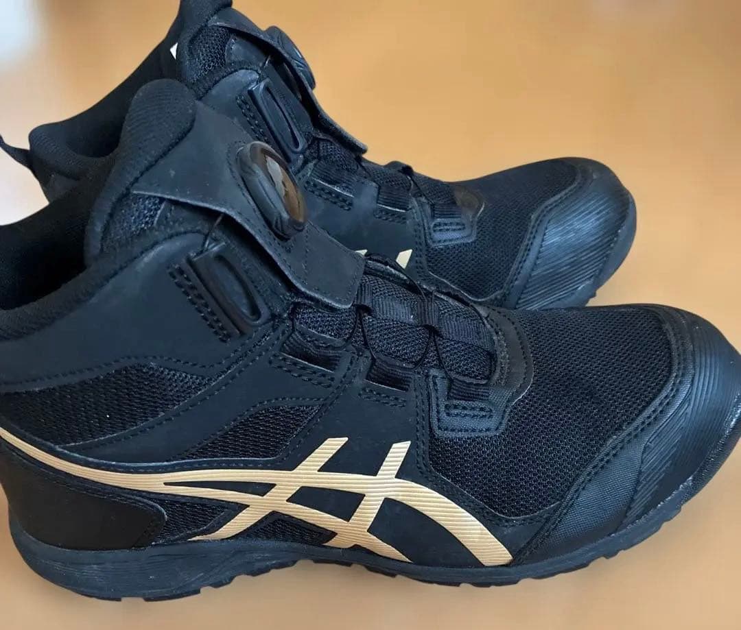 アシックス安全靴ブラックTSBOAシステム限定色WINJOBCP214 25cm