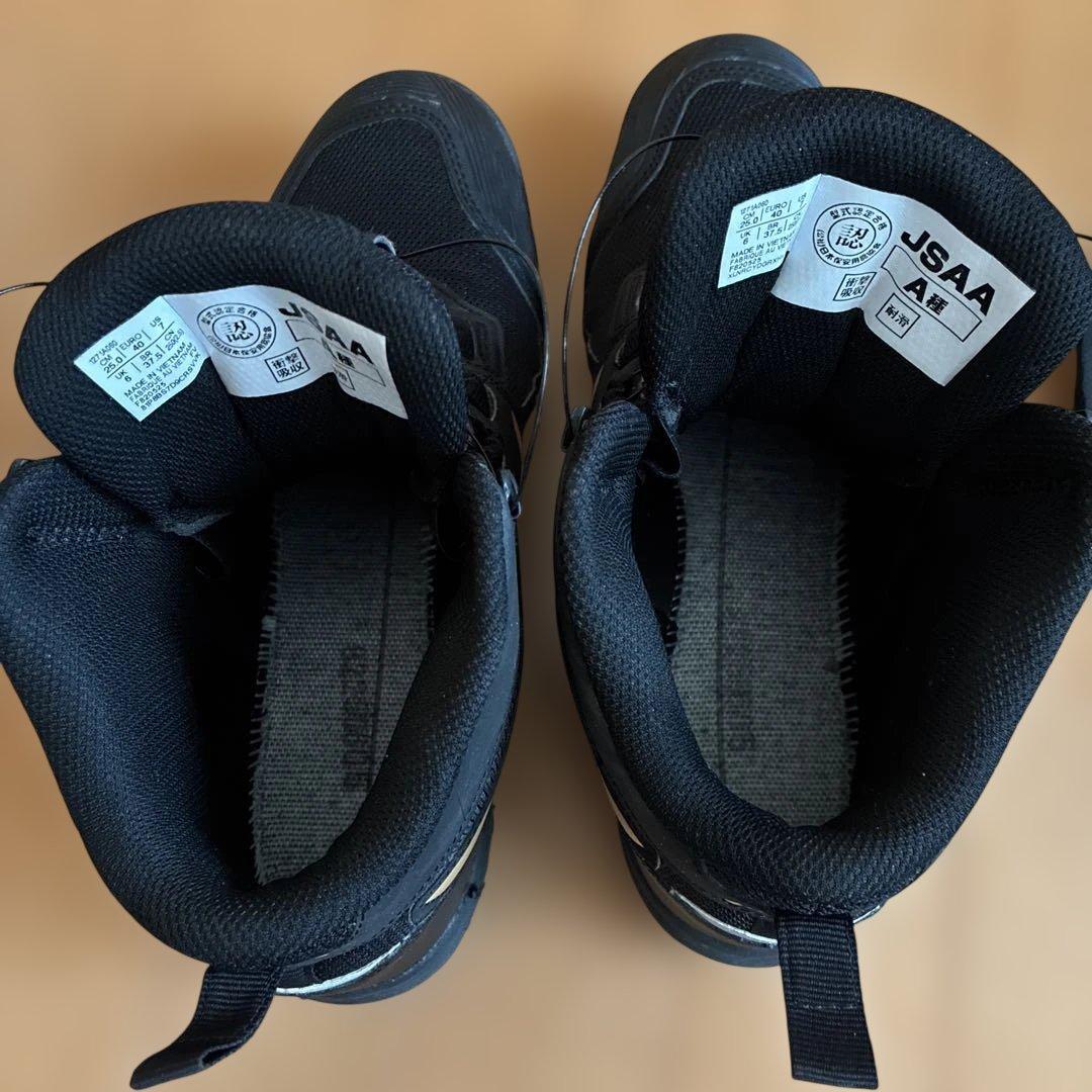 アシックス安全靴ブラックTSBOAシステム限定色WINJOBCP214 25cm