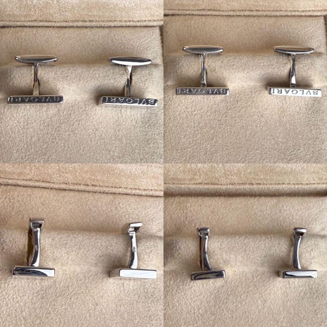 美品♡保存箱付♡Silver925♡BVLGARI ブルガリ シルバー カフス