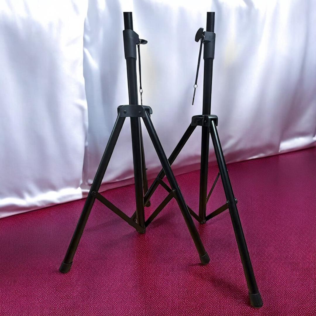 ☆送料無料 美品 三脚 スピーカースタンド 2本 PAスピーカー