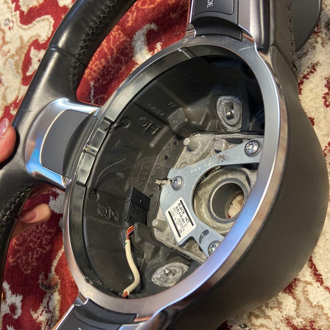 アウディ　純正　パドルシフト付ハンドル