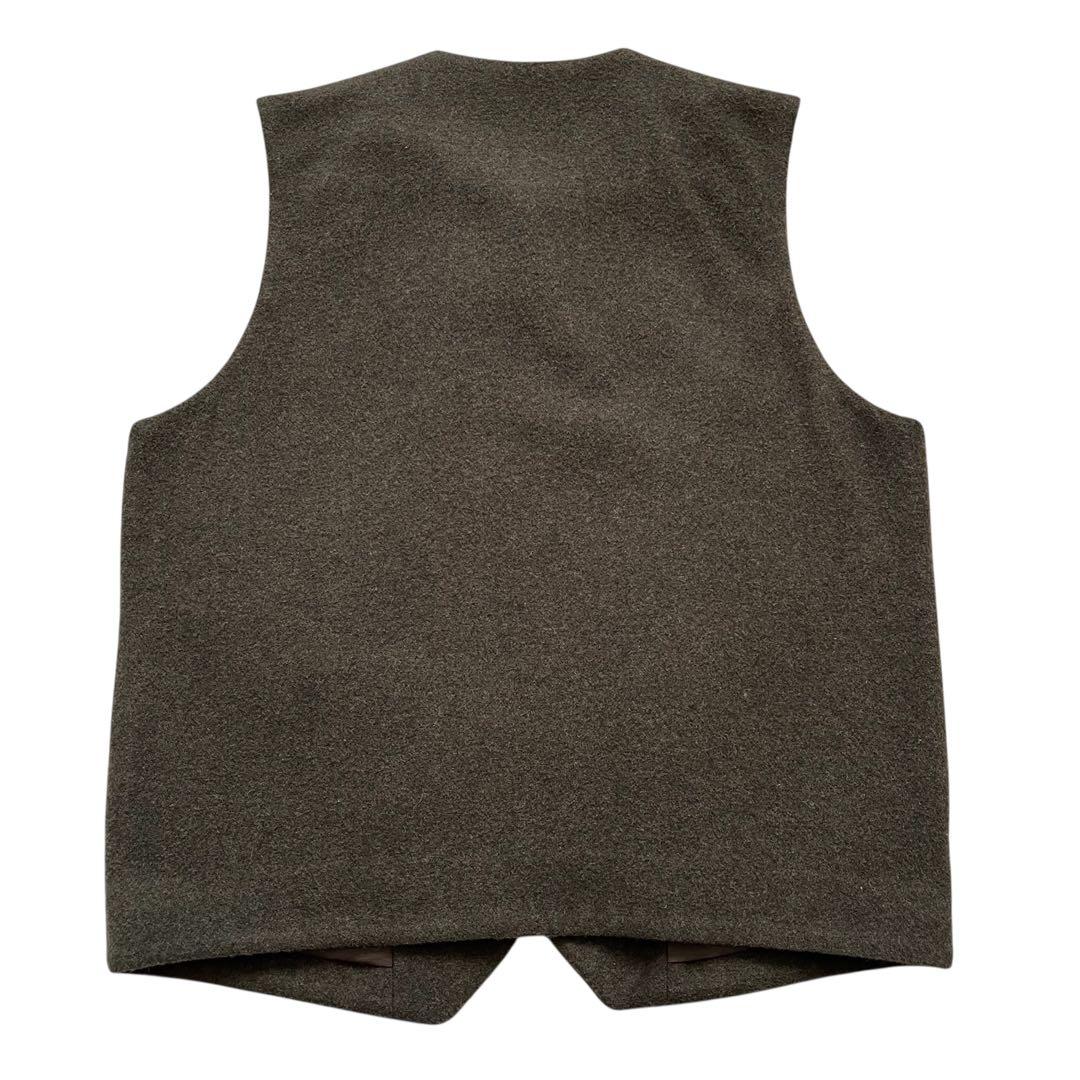 【美品タグあり】nest Robe CONFECT ウールモッサーベスト カーキ