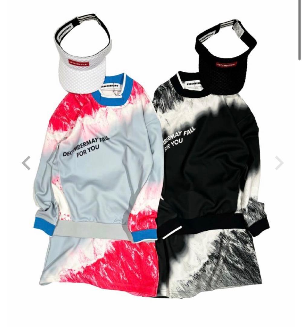 DECEMBERAY セットアップ グレー/レッド 長袖Mサイズ