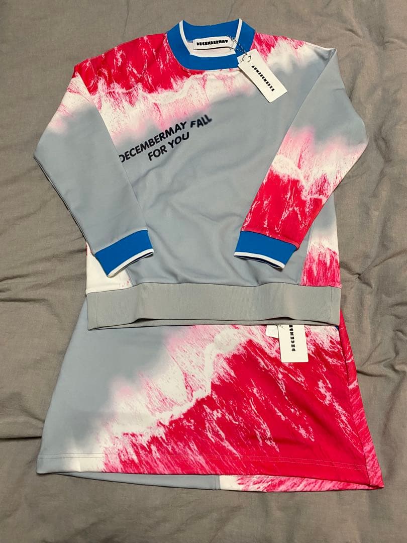DECEMBERAY セットアップ グレー/レッド 長袖Mサイズ
