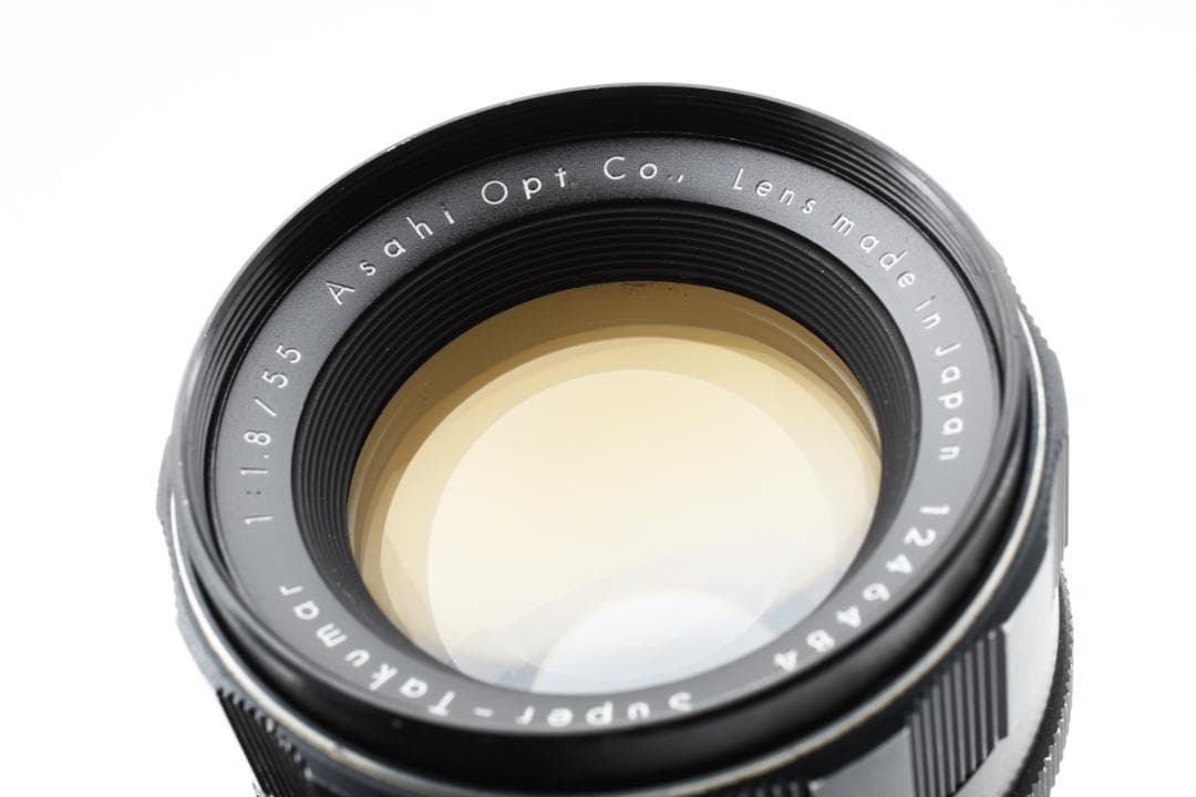 前期型 Super Takumar 55mm F1.8 純正フード付 SO147
