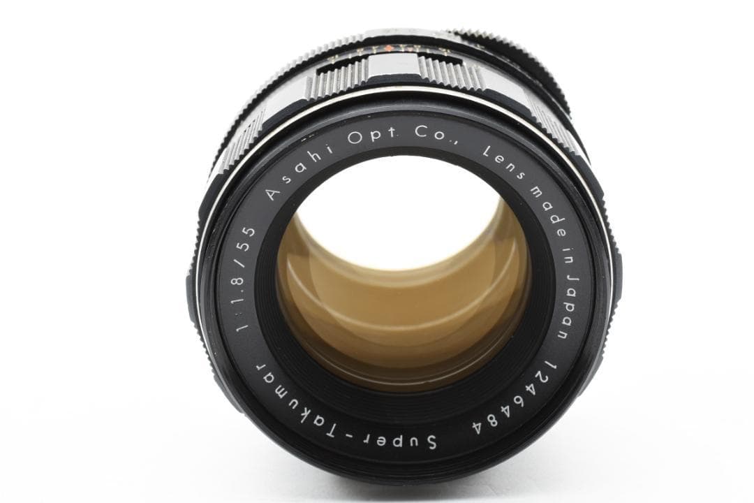 前期型 Super Takumar 55mm F1.8 純正フード付 SO147