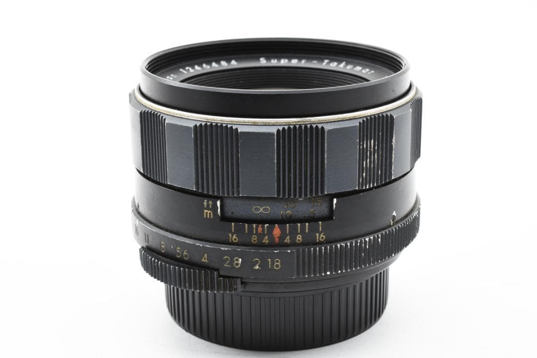 前期型 Super Takumar 55mm F1.8 純正フード付 SO147