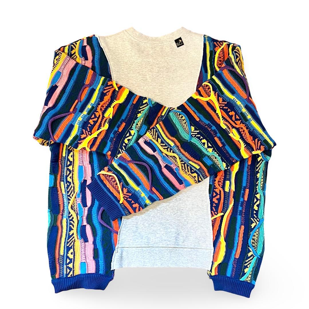 完売品✨ゴースローキャラバン スウェット クレイジーニット XL ジャガード