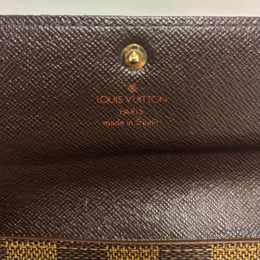 【希少】ルイヴィトン ダミエ ポシェットポルトモネクレディ　長財布　美品