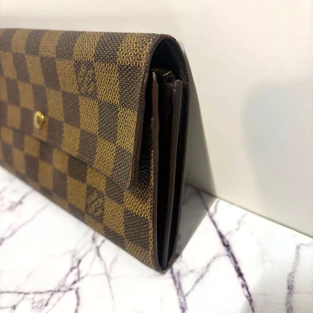 【希少】ルイヴィトン ダミエ ポシェットポルトモネクレディ　長財布　美品