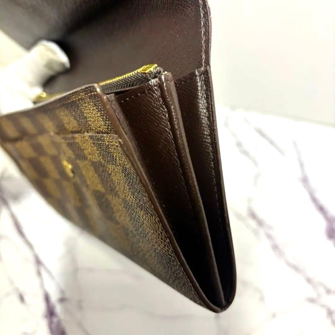 【希少】ルイヴィトン ダミエ ポシェットポルトモネクレディ　長財布　美品
