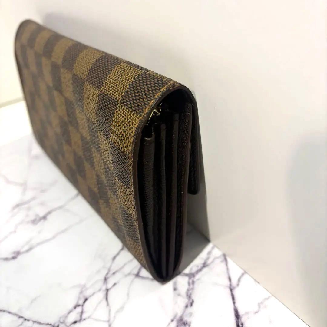 【希少】ルイヴィトン ダミエ ポシェットポルトモネクレディ　長財布　美品