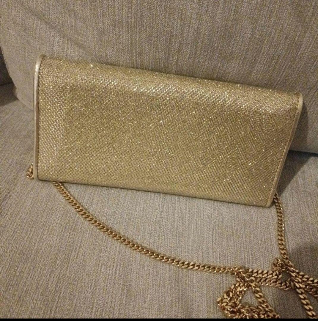 ジミーチュウ　ゴールド クラッチバッグ
