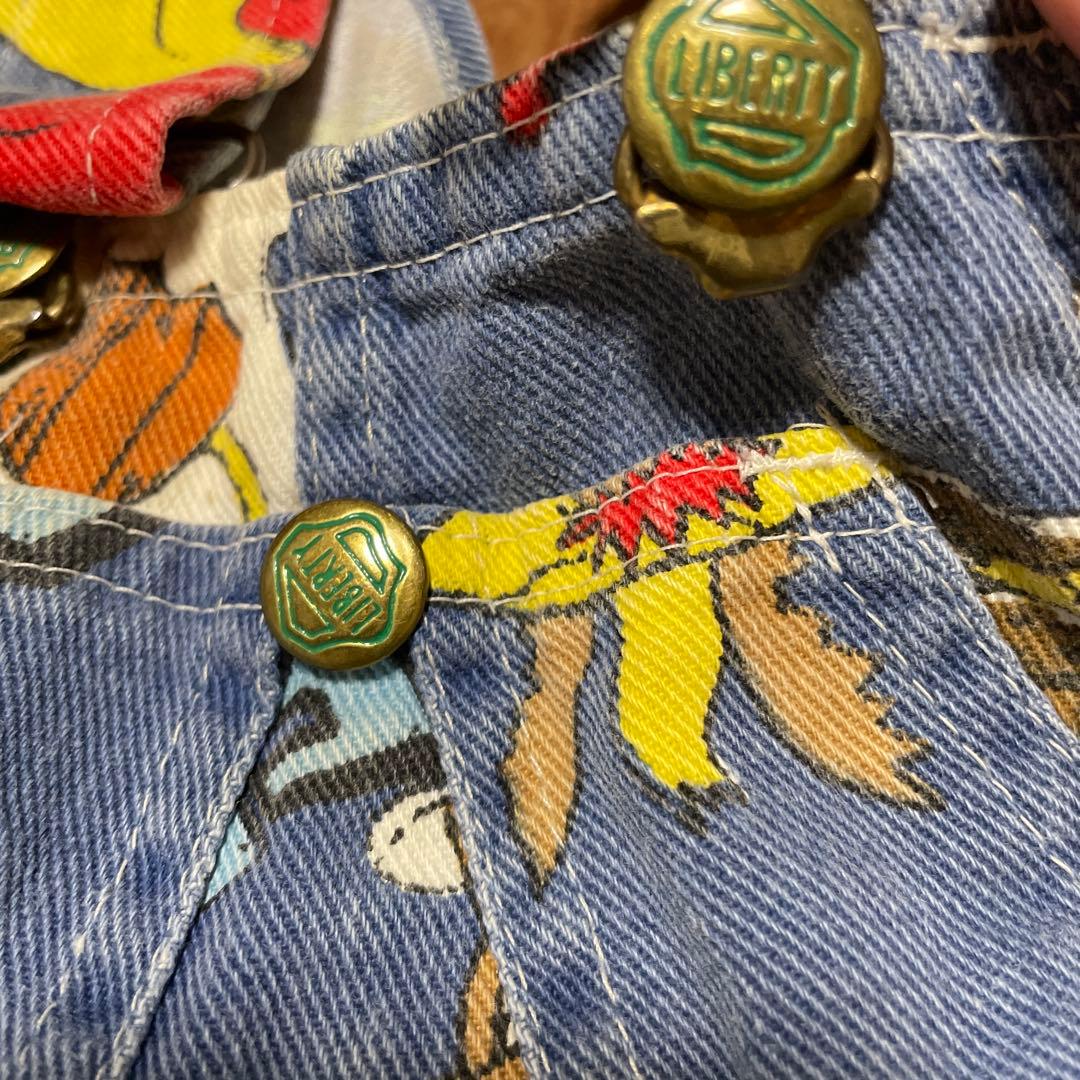 HEEHAW LIBERTY オーバーオール　キッズ　古着　レトロ