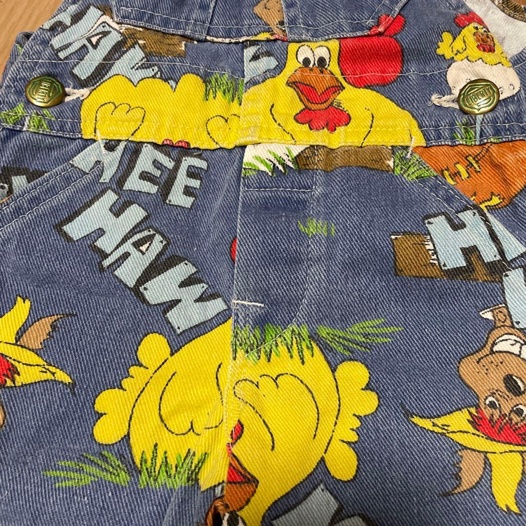 HEEHAW LIBERTY オーバーオール　キッズ　古着　レトロ