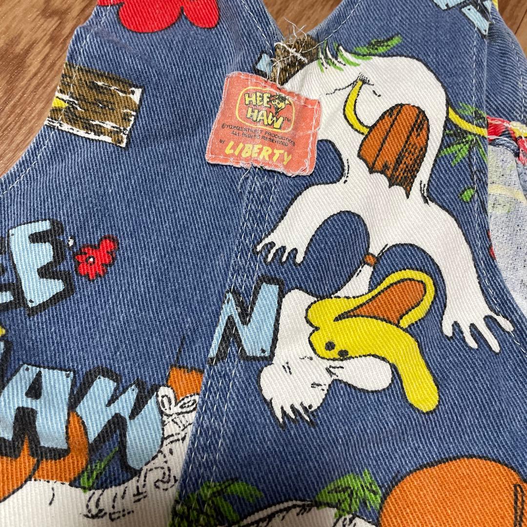 HEEHAW LIBERTY オーバーオール　キッズ　古着　レトロ