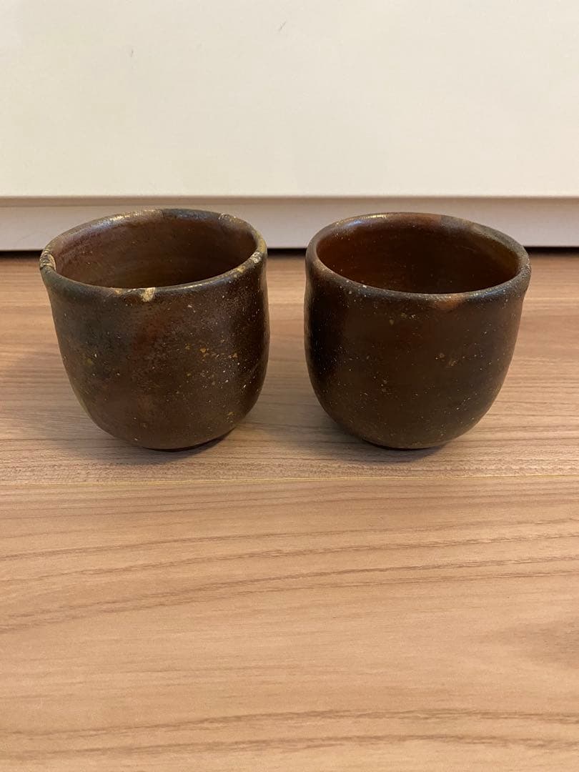 備前焼　急須、湯呑みセット