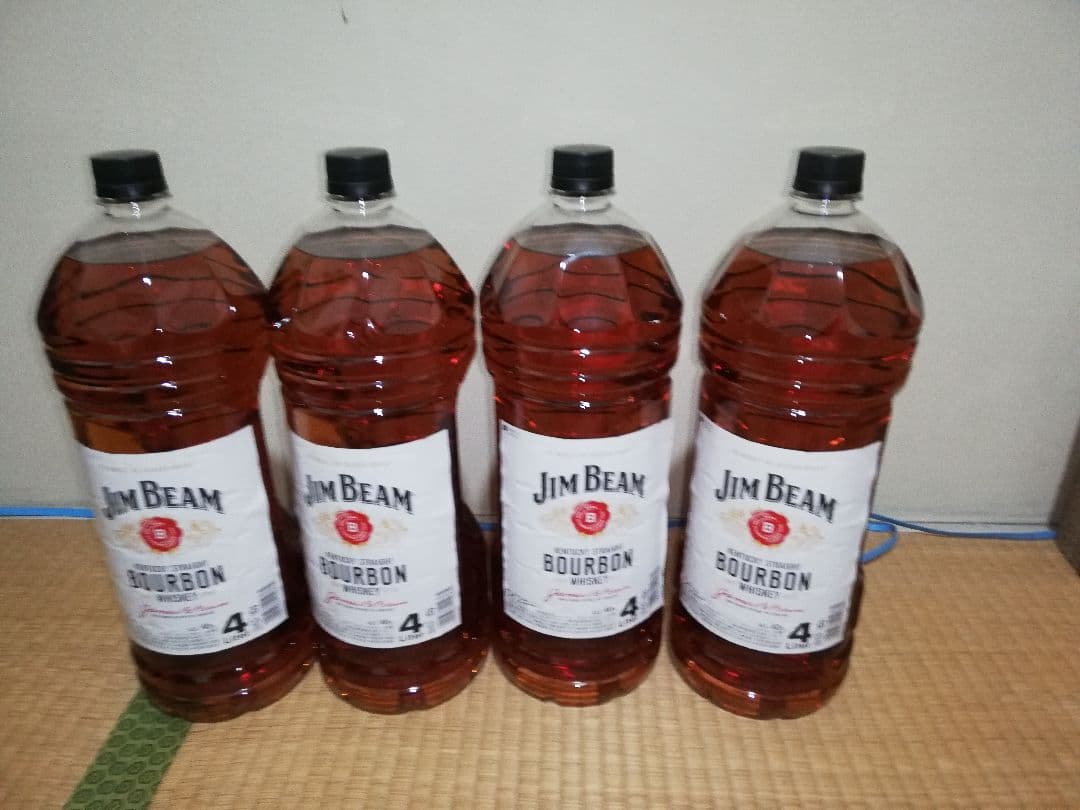 4本　新品未開封　ジムビーム4L　ウイスキー