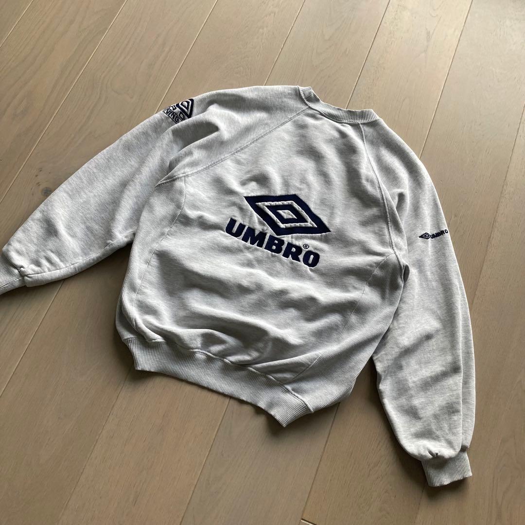 Vintage 90s 青タグ Umbro Gray Sweatshirt
