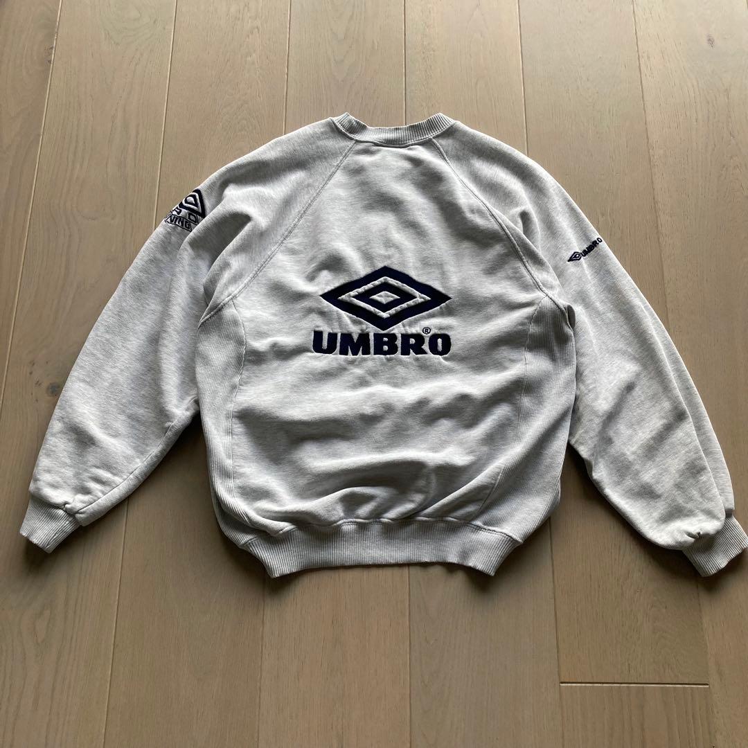Vintage 90s 青タグ Umbro Gray Sweatshirt